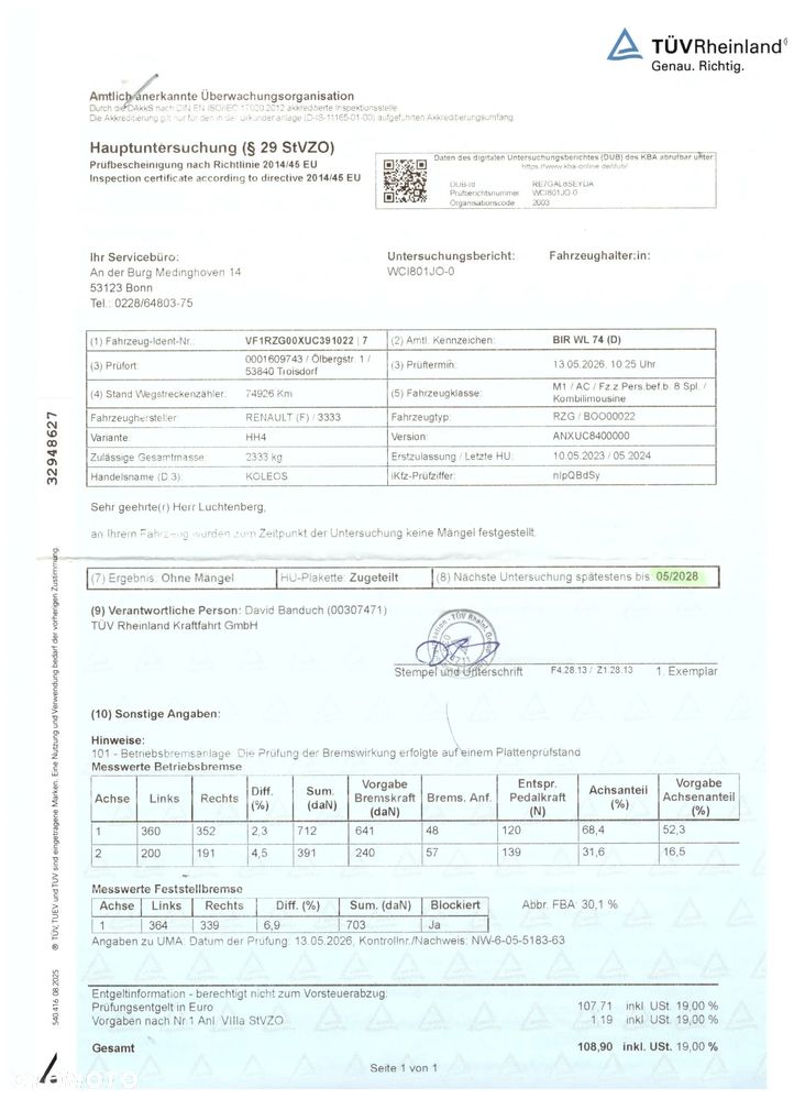 Renault Koleos 2.0 Blue dCi Initiale Paris 4x4 X-Tronic - 19