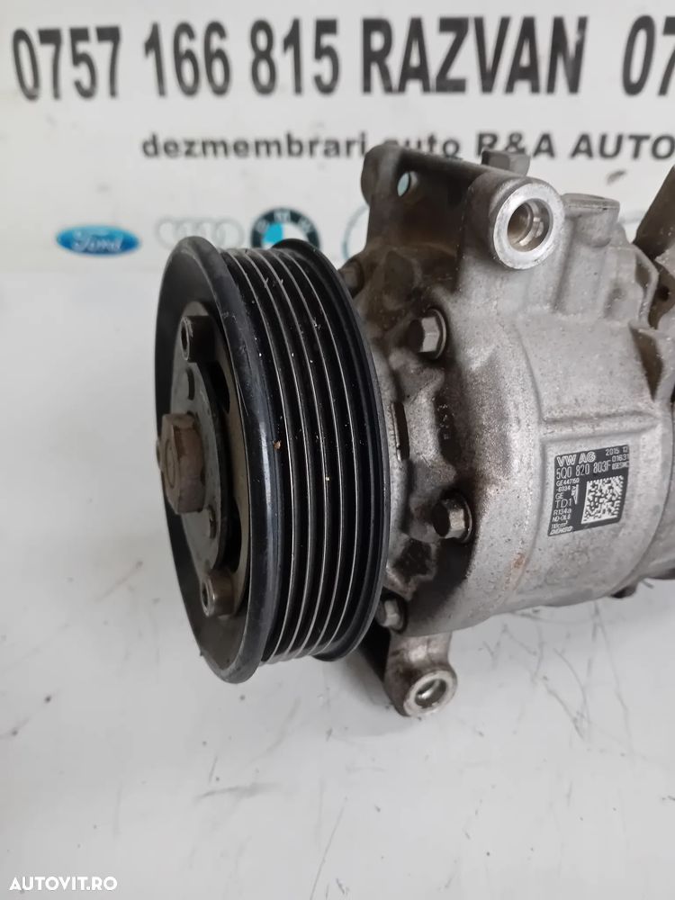 Compresor Clima Ac Vw Golf 7 Caddy Skoda Octavia Seat Leon Audi A3 8V 1.4 TSI CPW 5Q0820803F 2012-20 - 6