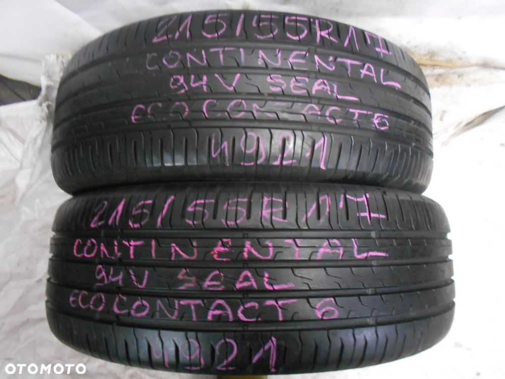 OPONY 215/55R17 CONTINENTAL ECO CONTACT 6 SEAL  DOT 4921 6.8MM
