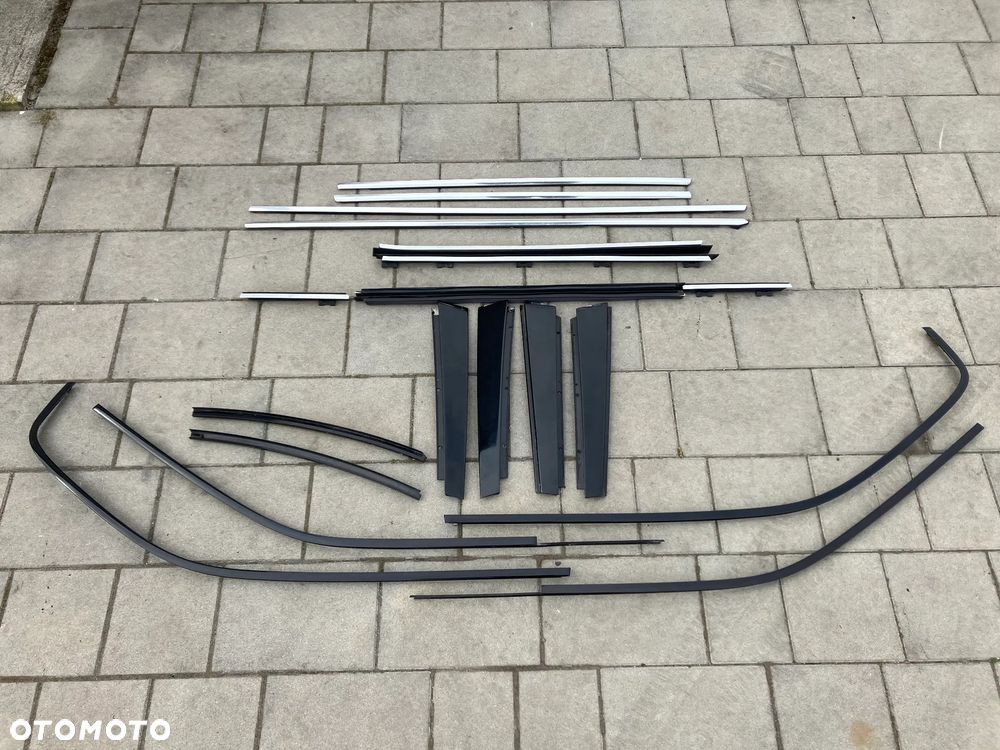 LISTWY BMW E38 LONG HIGHGLOSS POŁYSK RARYTAS ZESTAW - 17