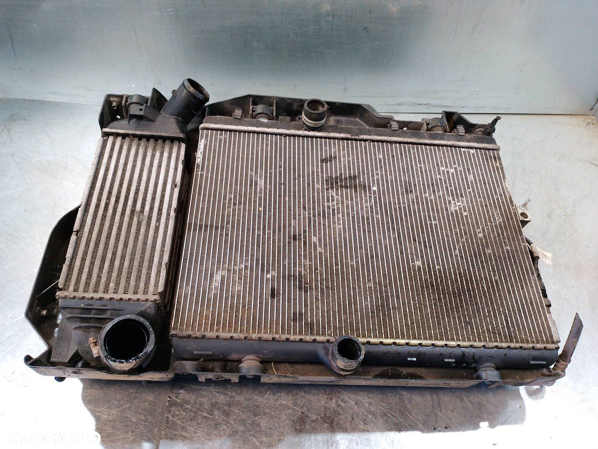 PAS PRZÓD, CHŁODNICE, WENTYLATOR PEUGEOT 407 9655530780 2.0 HDI - 2