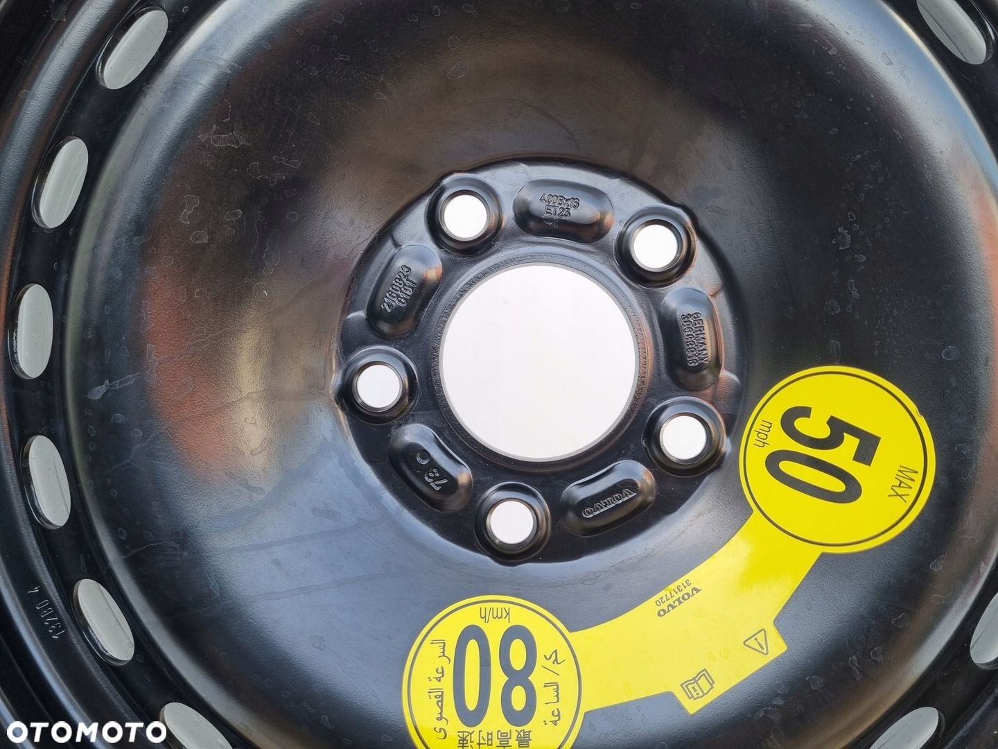 Volvo S40 II V50 C30 KOŁO DOJAZDOWE dojazdówka 125/85 R16 30683913 2160823 - 2