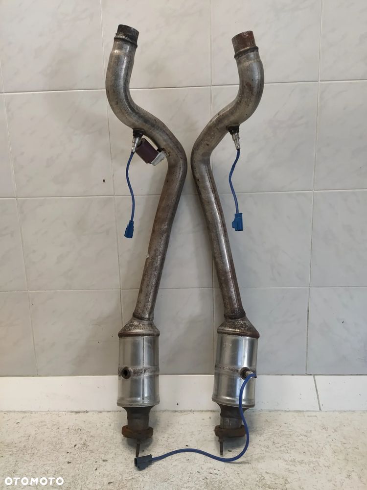 JAGUAR XJR XJ-R X351 5.0 SC KATALIZATOR RURA FILTR  SONDA LEWA PRAWA KOMPLET ORYGINAŁ - 2