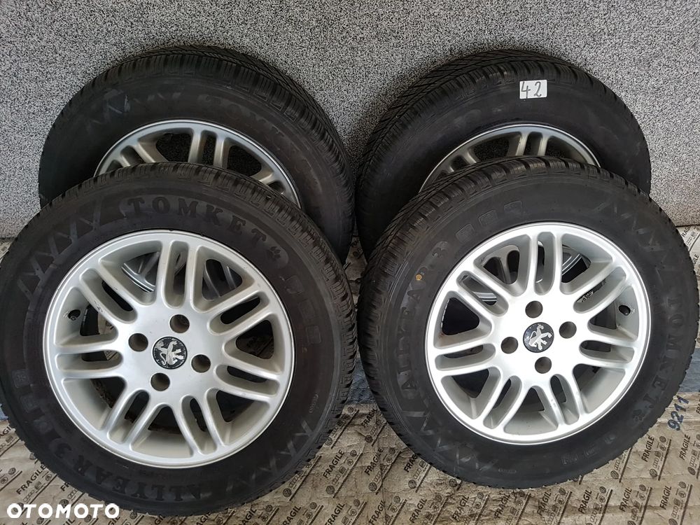 KOŁA CAŁOROCZNE CITROEN C4 BERLINGO PEUGOT 407 PARTNER 4X108 6JX15 195/65R15 - 1