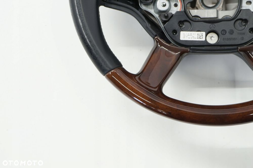 MERCEDES S W221 08R KIEROWNICA DREWNO ŁOPATKI A2214600303 A2218202411 - 4