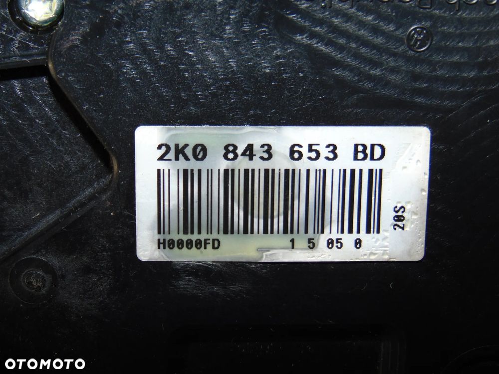 ORYGINAŁ zamek boczny tylny tył lewy mechanizm zamka drzwi przesuwnych 2K0843653BD VW Volkswagen Caddy 3 III 03-15r - 10