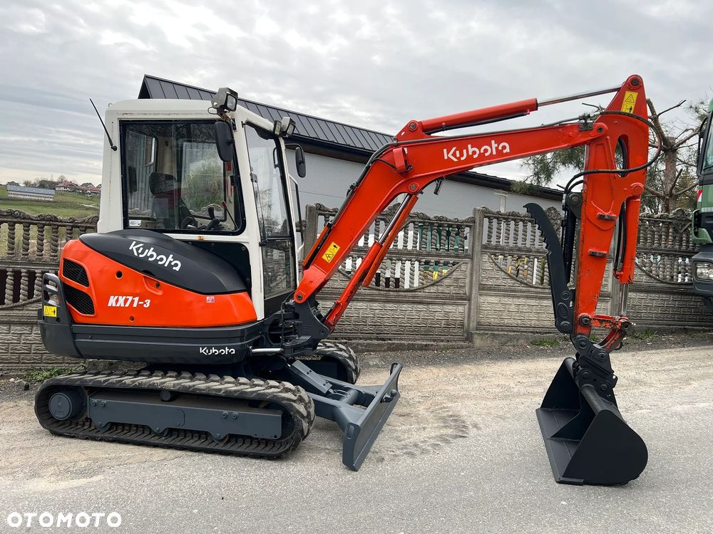 Kubota KX 71-3 | Minikoparka Kubota KX71 | 3 Tony | Silnik 4 Cylindry | Ząb Hydrauliczny | Stan Bardzo Dobry | CENA BRUTTO | UMOWA | Mini Koparka | - 1