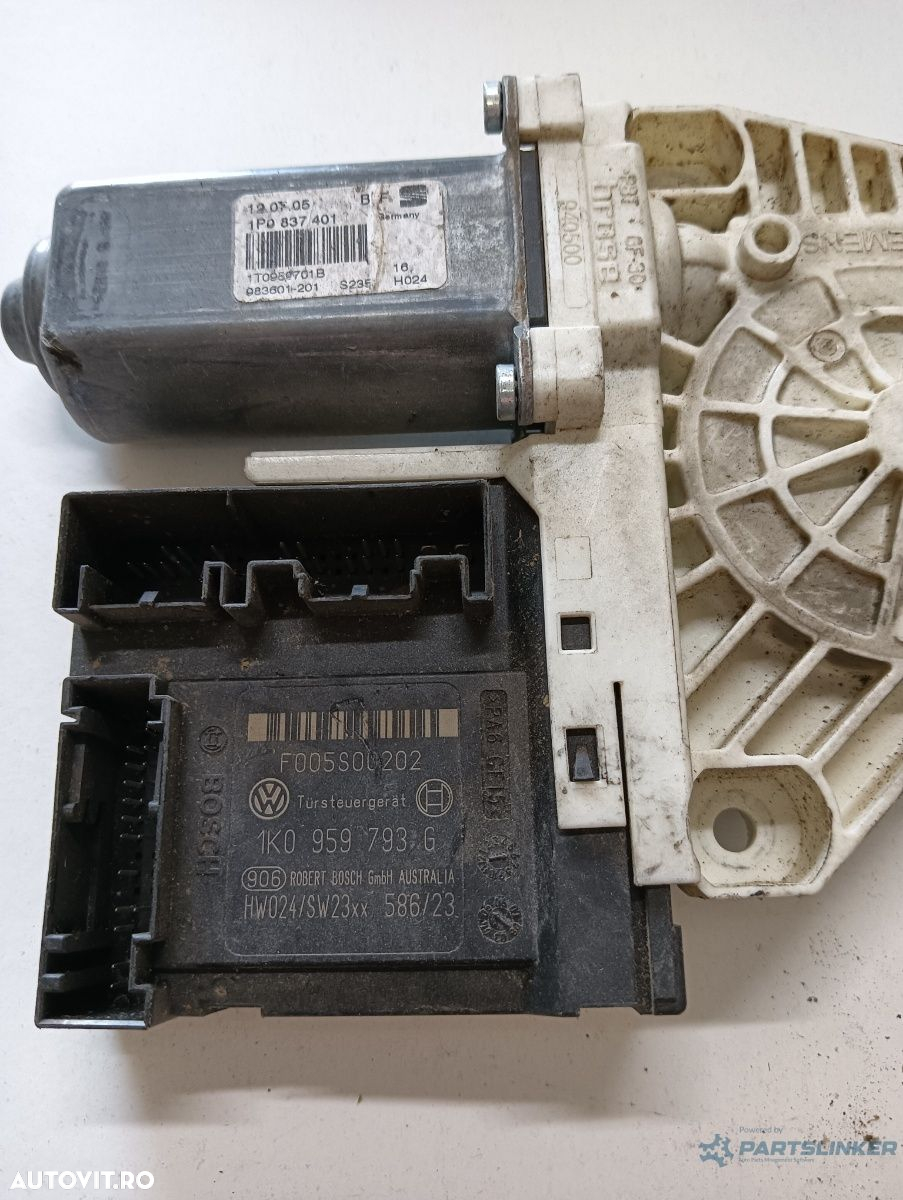 Motoraș geam pivotant stanga fata SEAT LEON II 1P1 2005 - 2013 1k0959793g - 2