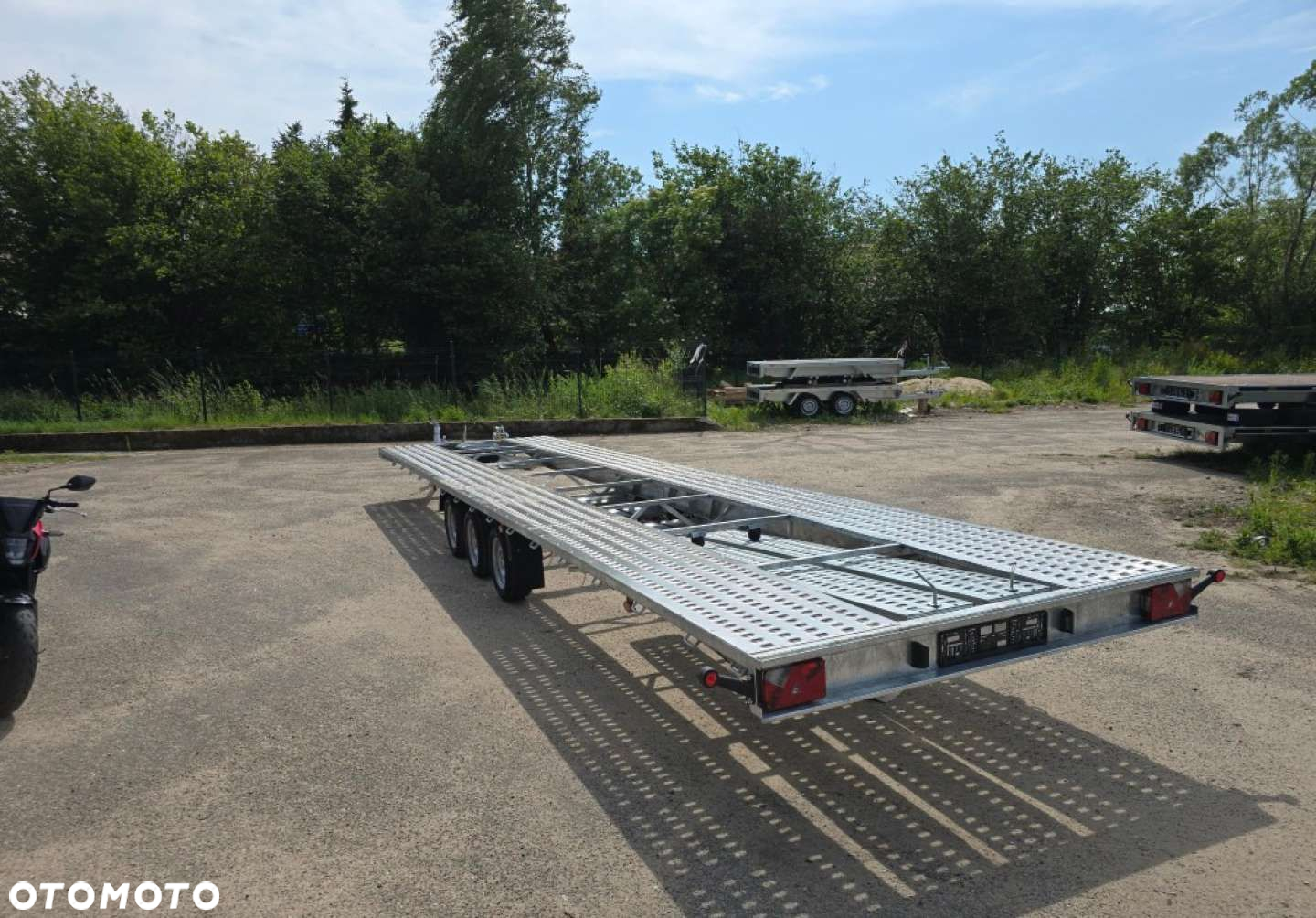 Niewiadów Laweta trzyosiowa Niewiadów (Boro) INDIANA ECO DMC 3500kg na 2 auta płaska - 10