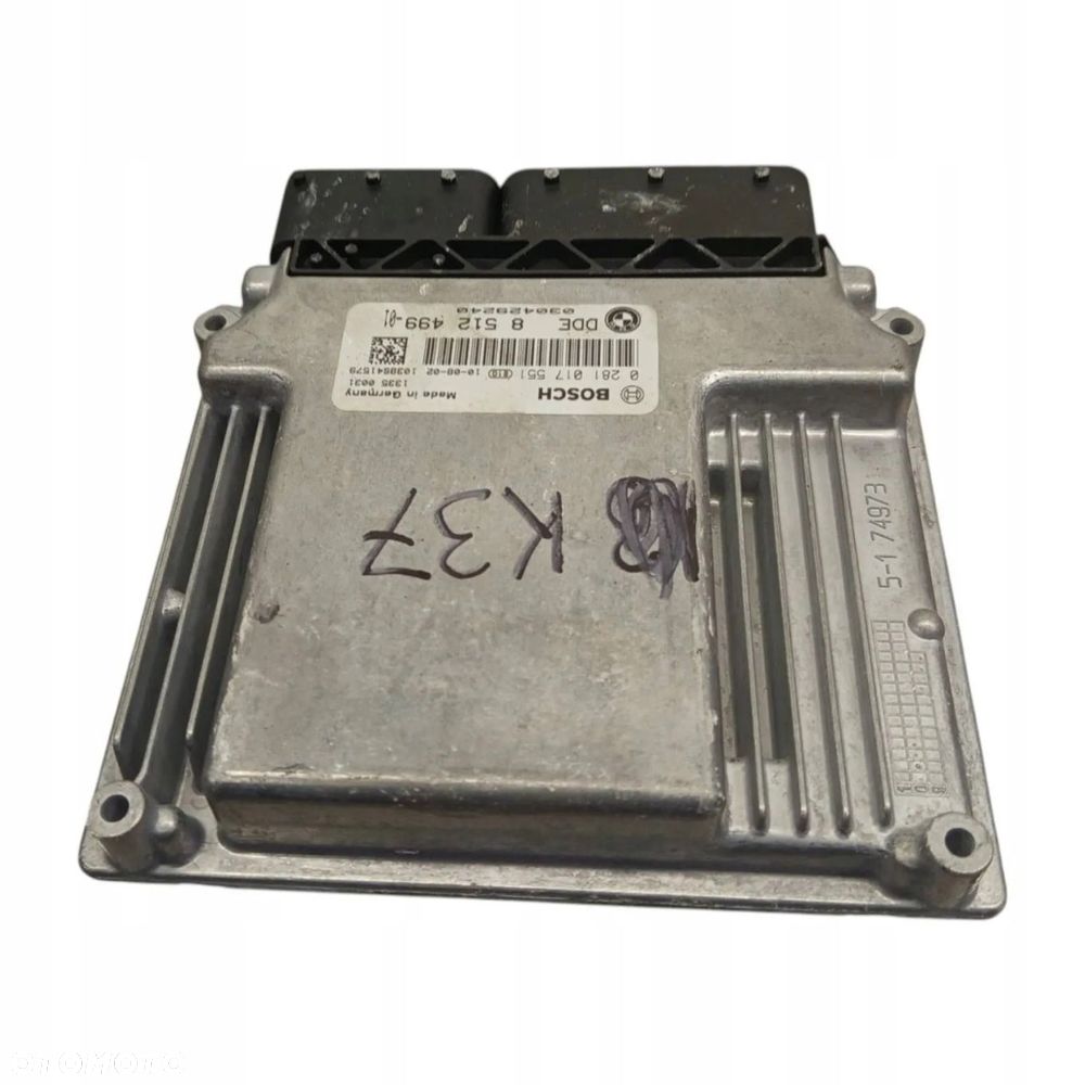 STEROWNIK KOMPUTER BMW E87 E90 E91 E60 2.0D 8512499 0281017551 ECU - 2
