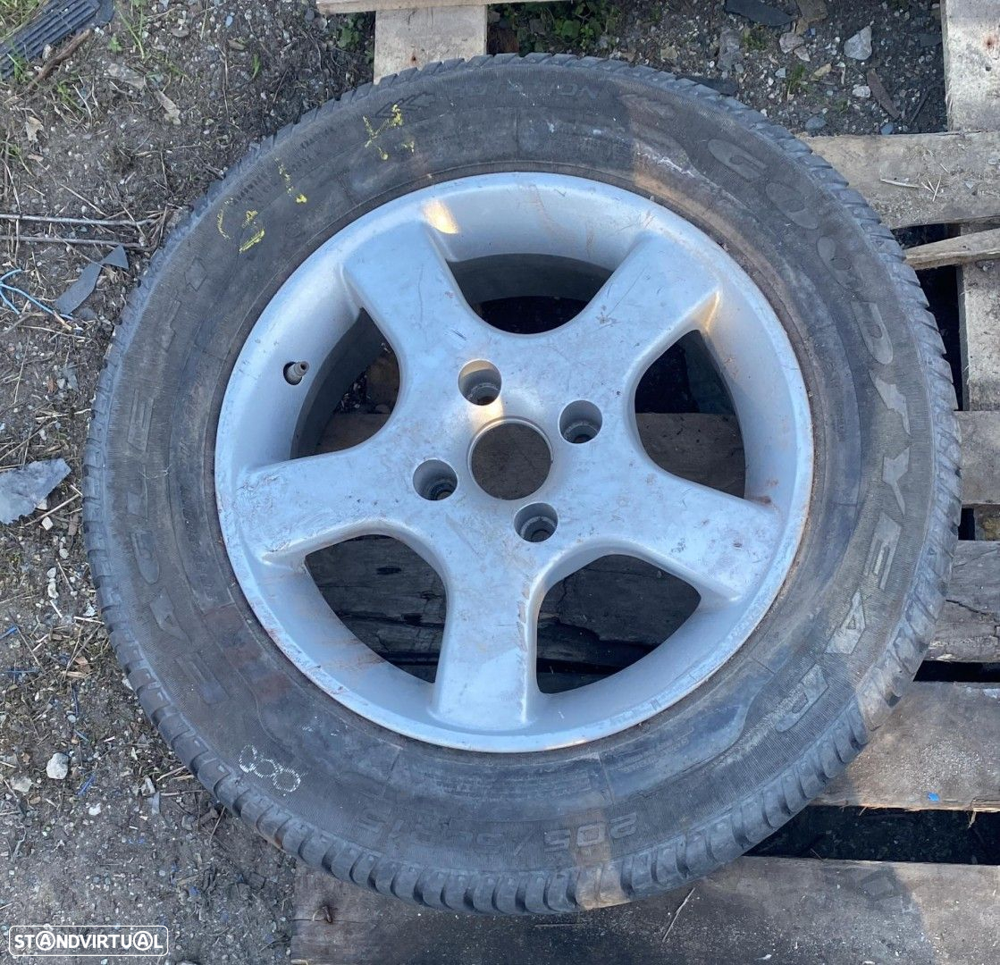Jantes Audi R15 com pneus 205/60 4x108 - 2