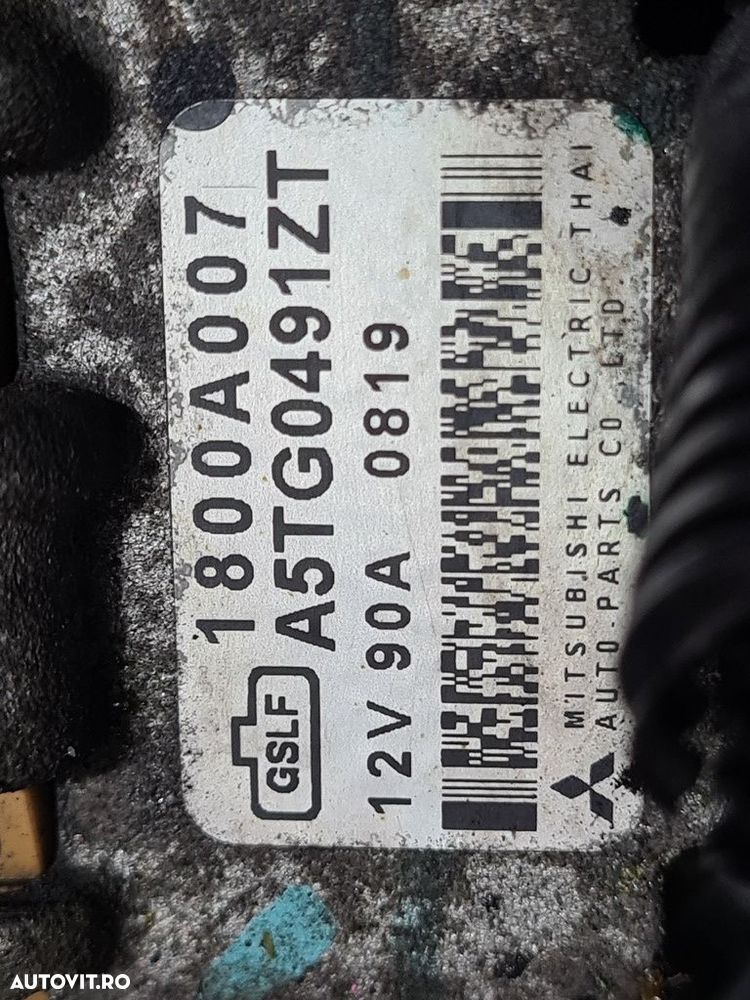 Alternator Mitsubishi L200 Facelift 2.5 Diesel 2010 - 2015 178CP 2477CC 4D56 Euro5 ... - 4