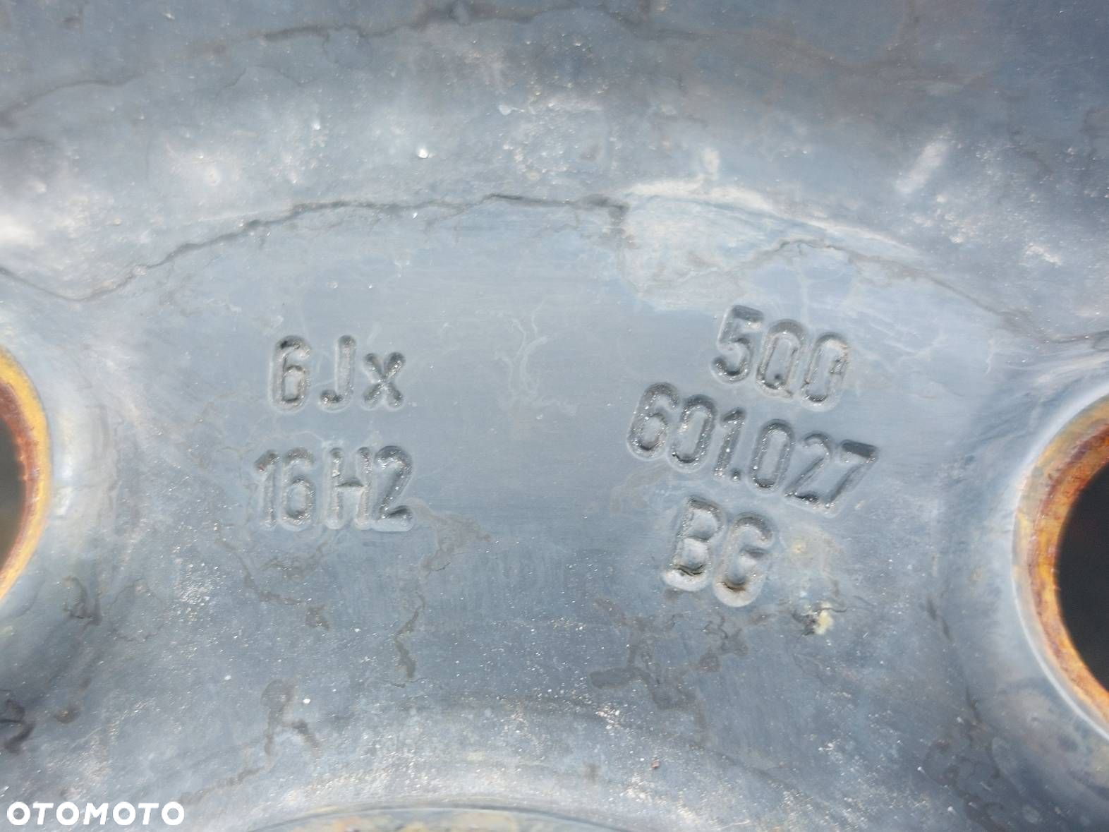 FELGA STALOWA 1 SZT 5x112 6Jx16 ET48 FI57,1 VOLKSWAGEN 5Q0601027BG - 2