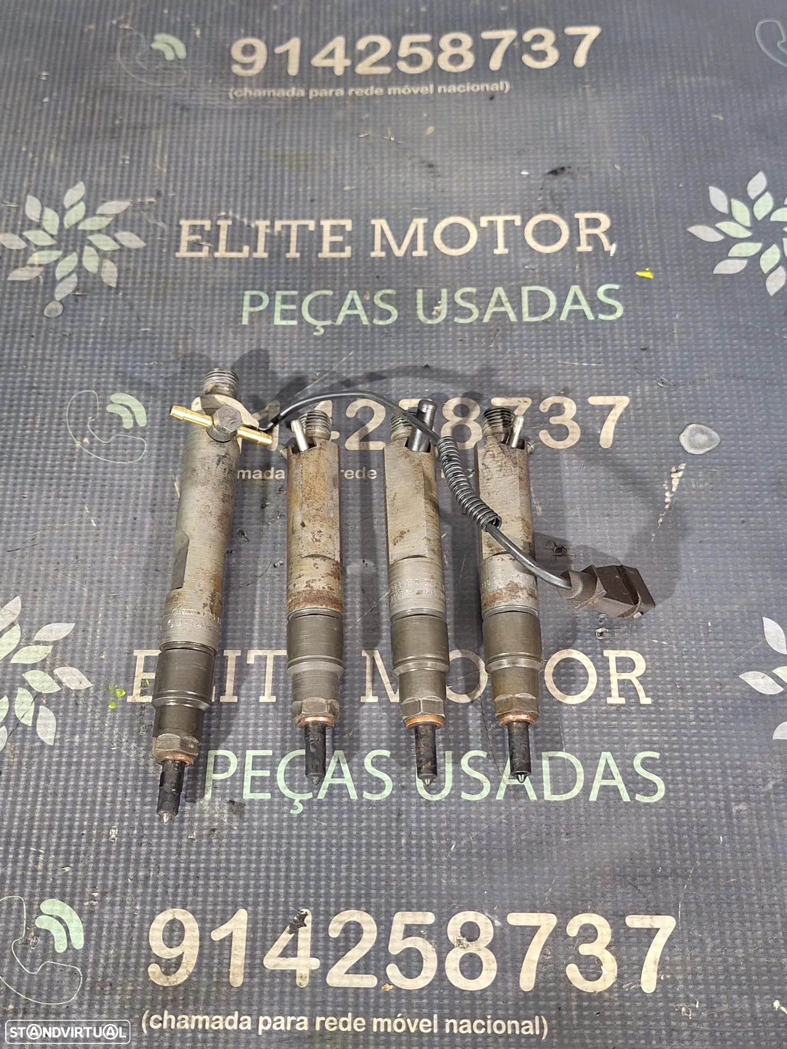Injetores usados VW 1.9 TDI 110CV ASV AHF GOLF A3 PASSAT A4 BOSCH 028130201T S - 1