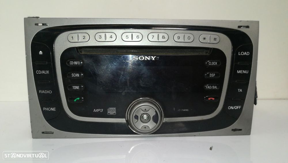 SISTEMA DE ÁUDIO RÁDIO CD FORD S-MAX CA1 - 1