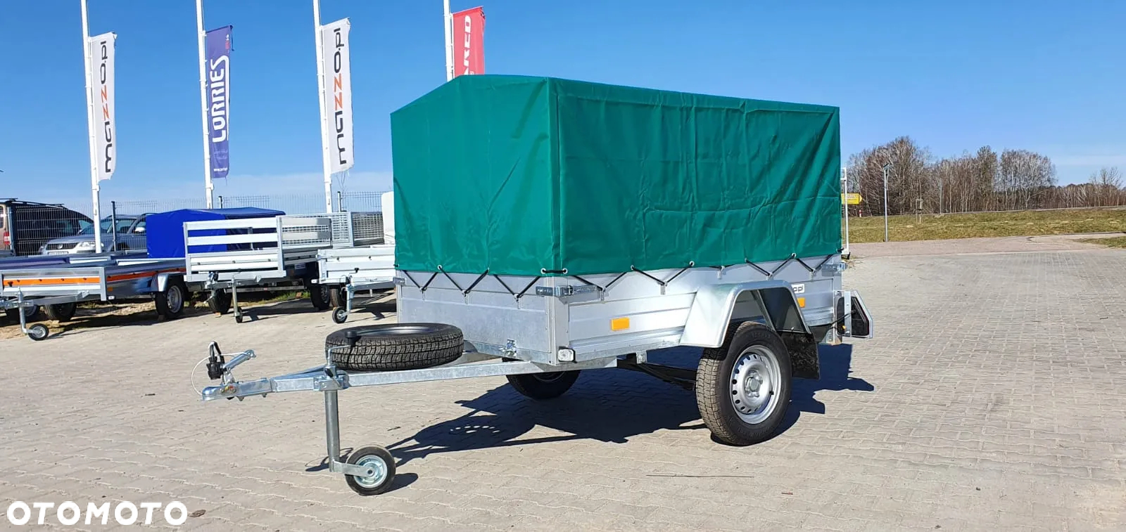 Rydwan Dostawa przyczepka 245x125x130 DMC750kg, stelaż i plandeka RESOR! SOLIDNA I MOCNA - 6