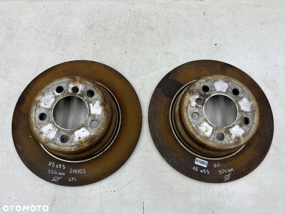Tarcze hamulcowe BMW X5 E53 99-06r. 324mm. tylne tarcza tył KOMPLET 2szt. - 1