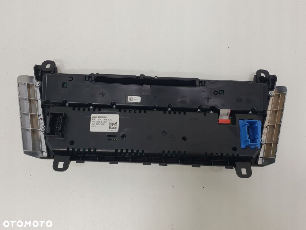 BMW F10 F11 PANEL REGULACJA NAWIEWU RADIA 9306205 - 2