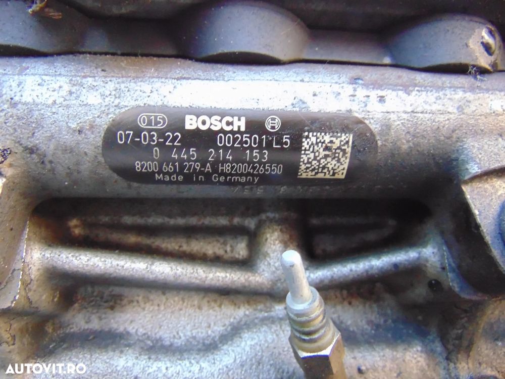 Rampa injectoare Nissan X Trail 2.0 t31 Qashqai cod 0445214153 Renault scenic 2 megane 2 laguna nv400 trafic vivaro primastar - 2