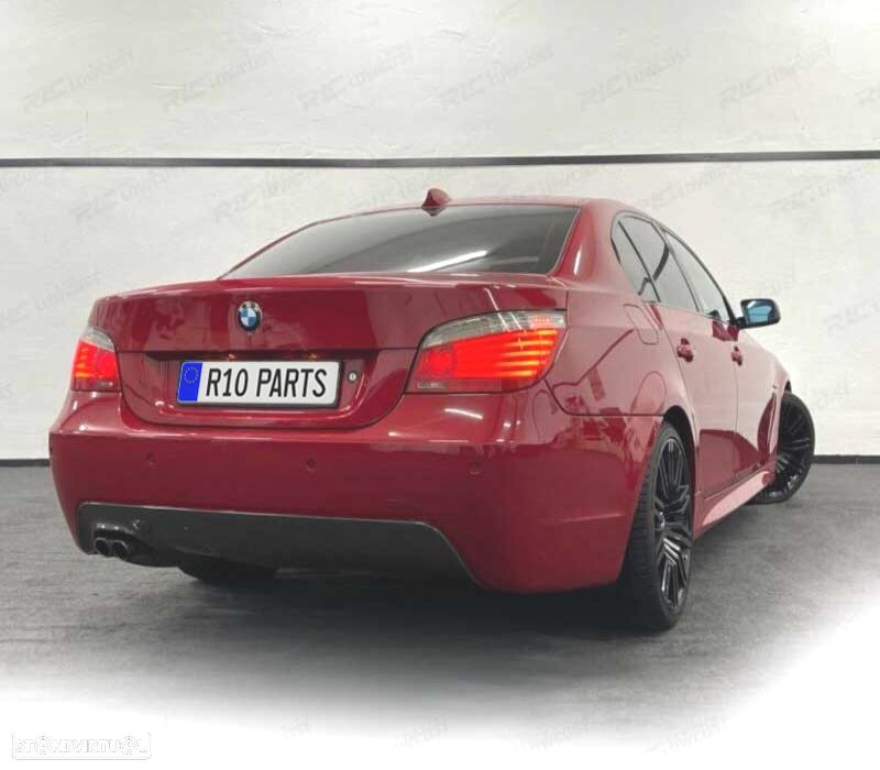 PARÁ-CHOQUES TRASEIRO BMW E60 07-10 COM PDC LOOK M - 2