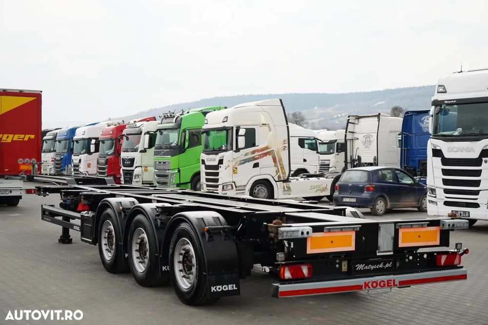 Kögel SEMIREMORCĂ CONTAINER / UNIVERSAL / SPATE EXTENSIBIL / PENTRU TOATE CONTAINERELE - 4