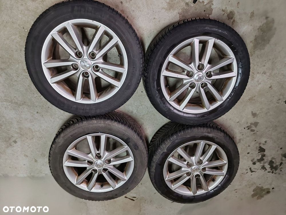 felgi aluminiowe z oponami 16 5x114,3 et45 42611-yy250 toyota auris i 06-12 - 1