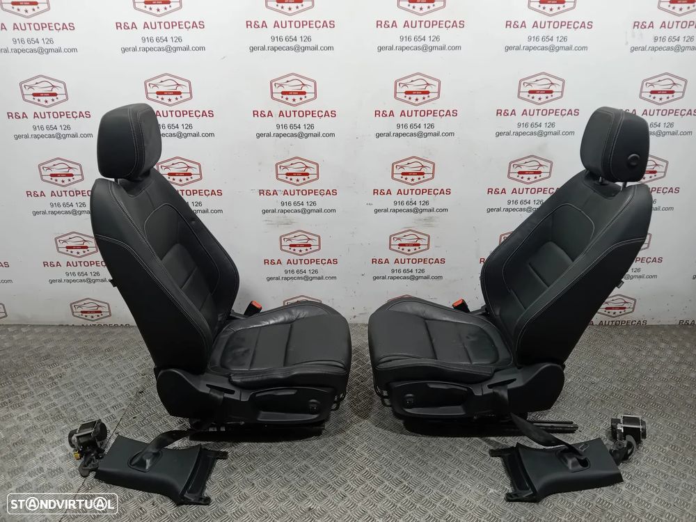 Conjunto de Bancos Frente Frontais Jaguar XE X760 R-Sport Pele Original - 17