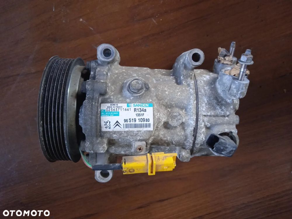 Sprężarka klimatyzacji Citroen C4 9651910980 - 1