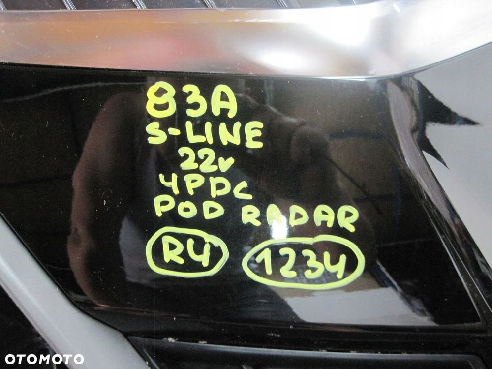 ZDERZAK AUDI Q3 83A S-LINE 4 PDC 22R POD RADAR PRZÓD PRZEDNI - 15