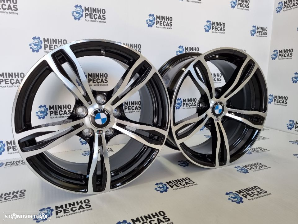 Jantes BMW Style 343 M5 em 17 Preto Polido - 2