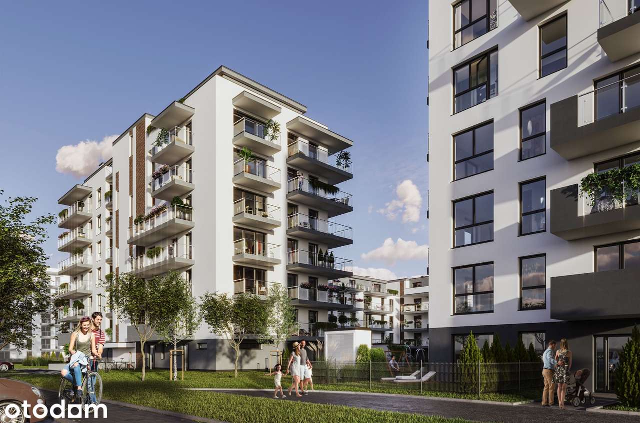 3-pokojowe mieszkanie 58m2 + 2 balkony
