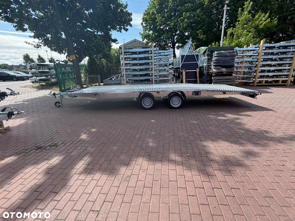 Niewiadów Laweta Boro Jupiter 6x2.1 raz łamana 2 osie wypełniona blachą alu pod busy DOSTAWA - 4