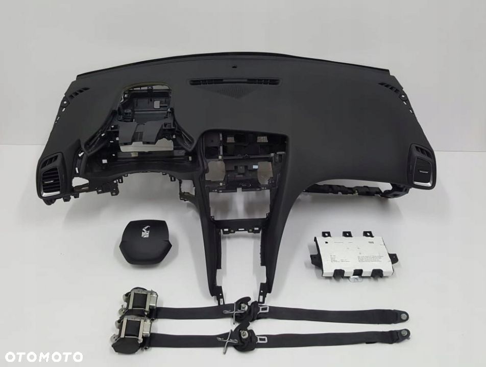 CITROEN DS5 DESKA ROZDZIELCZA KONSOLA KOKPIT PULPIT PODUSZKI AIRBAG AIR BAG PASY KIT SET - 1