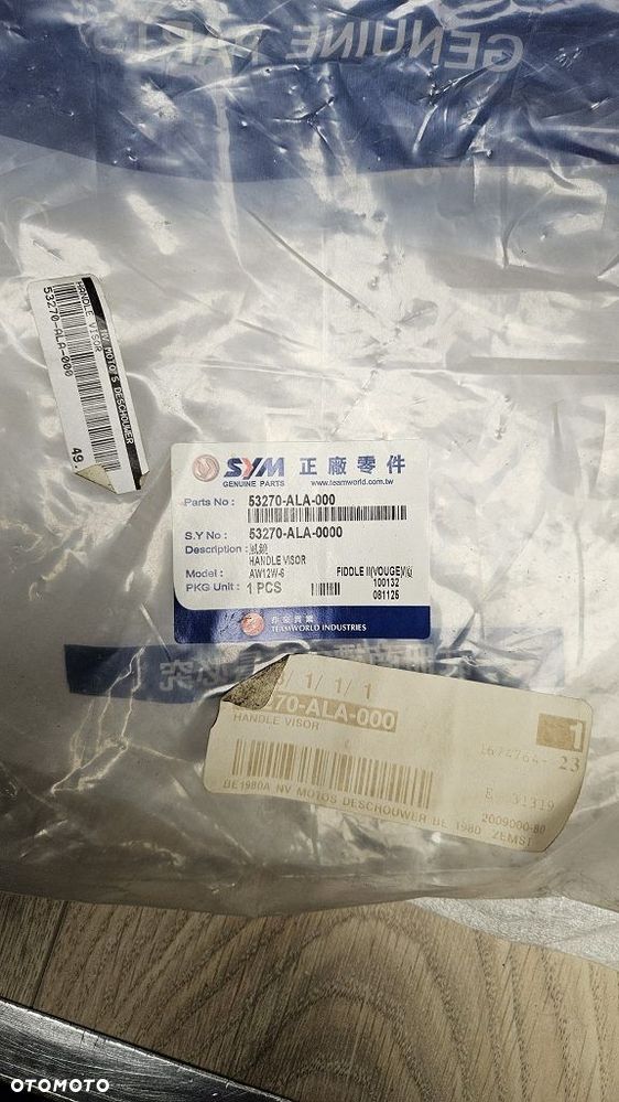 Oryginalna szyba owiewka SYM Fiddle III (53270-ALA-000) - 9