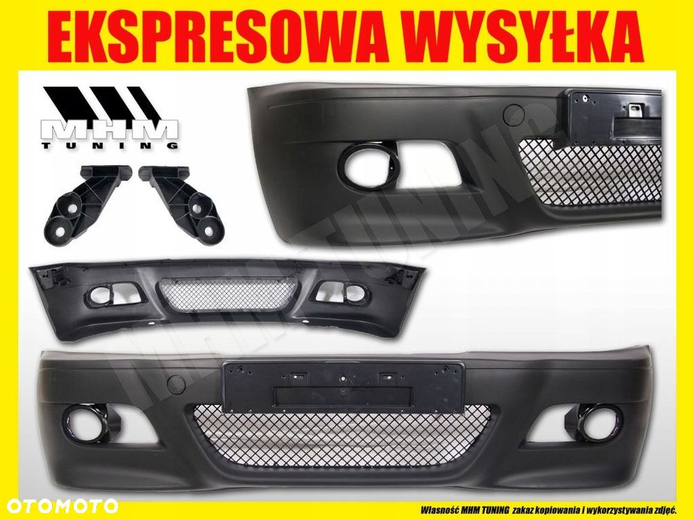Zderzak Przod Kratki Halogeny kp Tuning Sport M3 look Bmw 3 e46 sedan kombi - 4