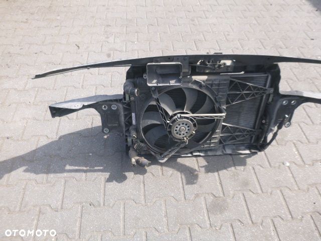 PAS PRZEDNI WZMOCNIENIE CZOŁOWE CHŁODNICA WENTYLATOR KOMPLETNY SKODA FABIA I 1.4 TDI 99-08 KLIMATYZACJA - 6