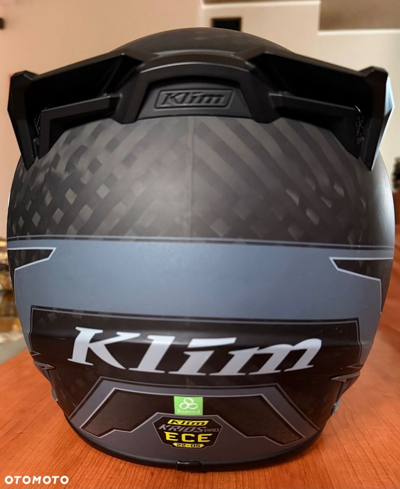 Kask Klim Krios Pro Carbon LG ARSENAL GRAY  + Dedykowany Interkom wysokiej klasy SENA 10U + Pilot Klim do interkomu - 6