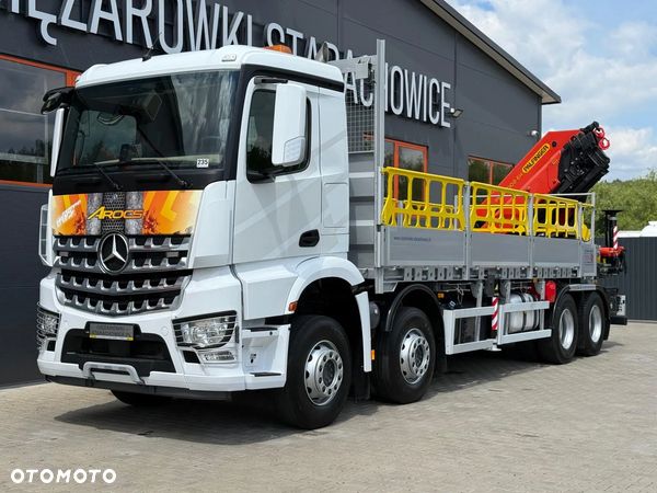 Mercedes-Benz Arocs Actros 3236 // E6 // 8x4 // Palfinger PK48002 z radiem // energetyka budowlanka skrzynia kran crane żuraw dzwig