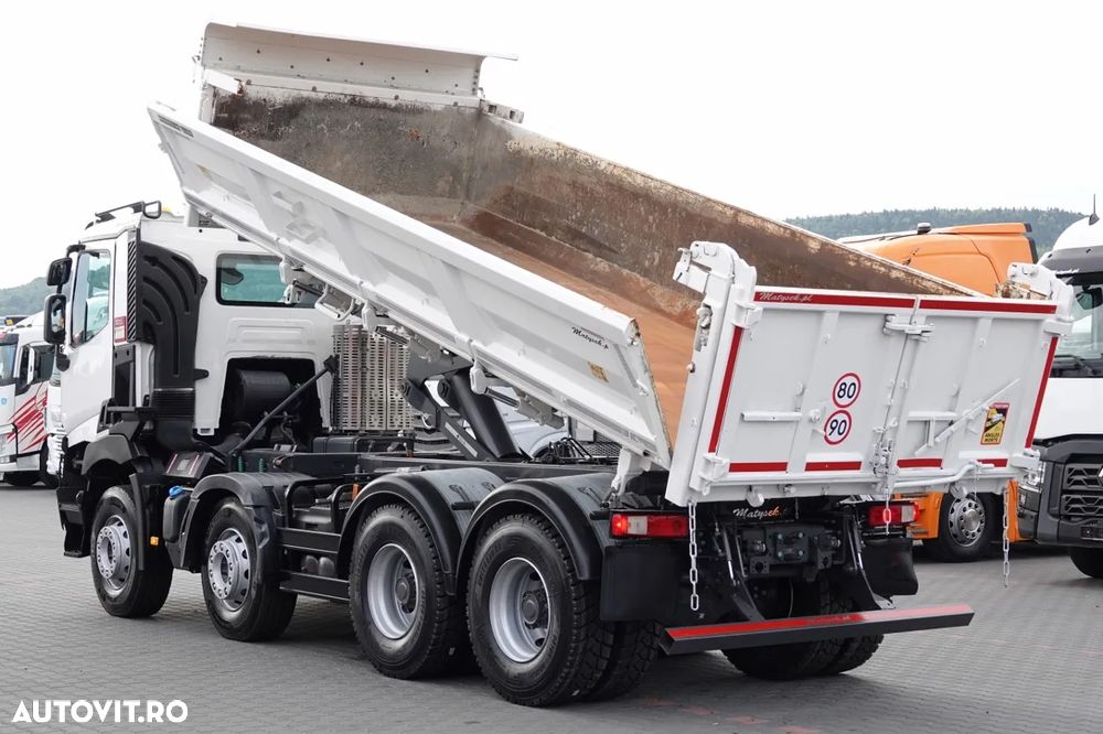 Renault C 460 / 8x4 / CAMION BASCULANTE / HIDROBOARD / BORDMATIC / EURO 6 / ANVELOPE 100% / IMPORTAT / DUPA CONTRACTUL DE SERVICE - 2