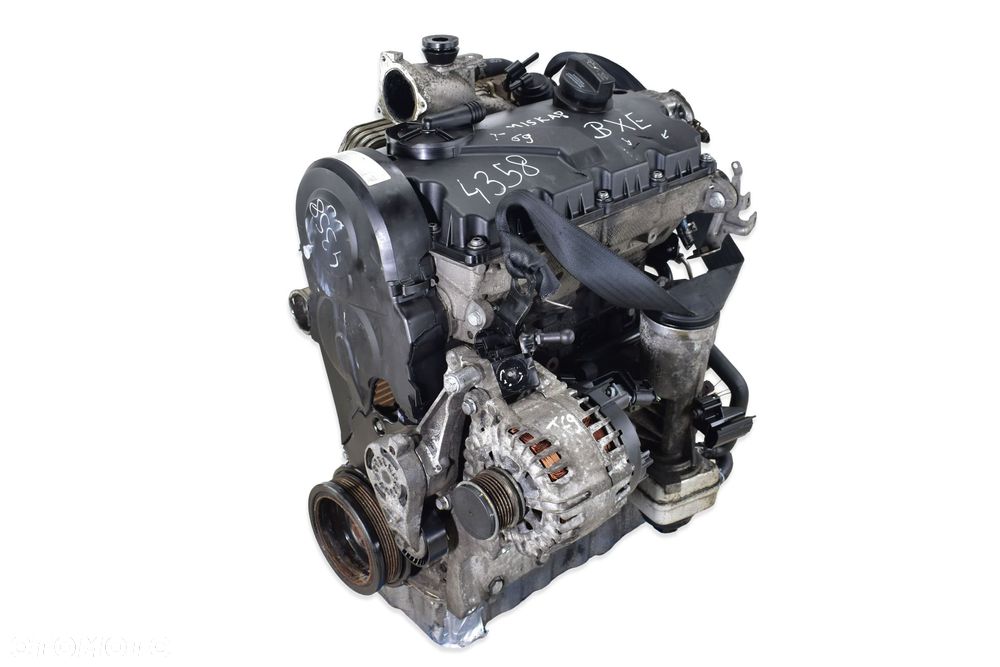 Silnik PASSAT B6 GOLF V TOURAN OCTAVIA II TOLEDO 1.9TDI 105KM BXE KOMPRESJA - 1