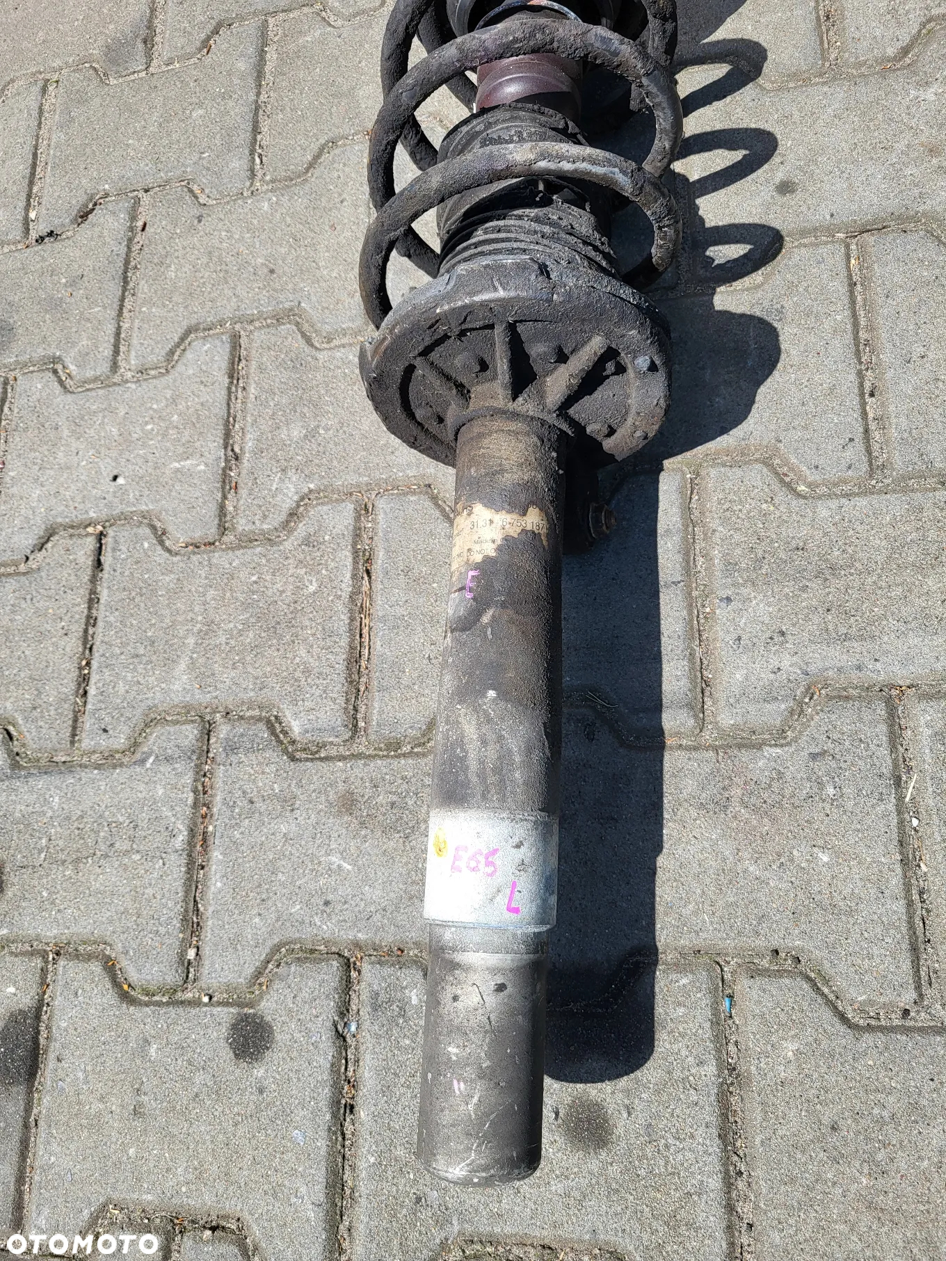 BMW 7 E65 AMORTYZATOR LEWY PRAWY PRZÓD PRZEDNI 6753187 6753188 - 4