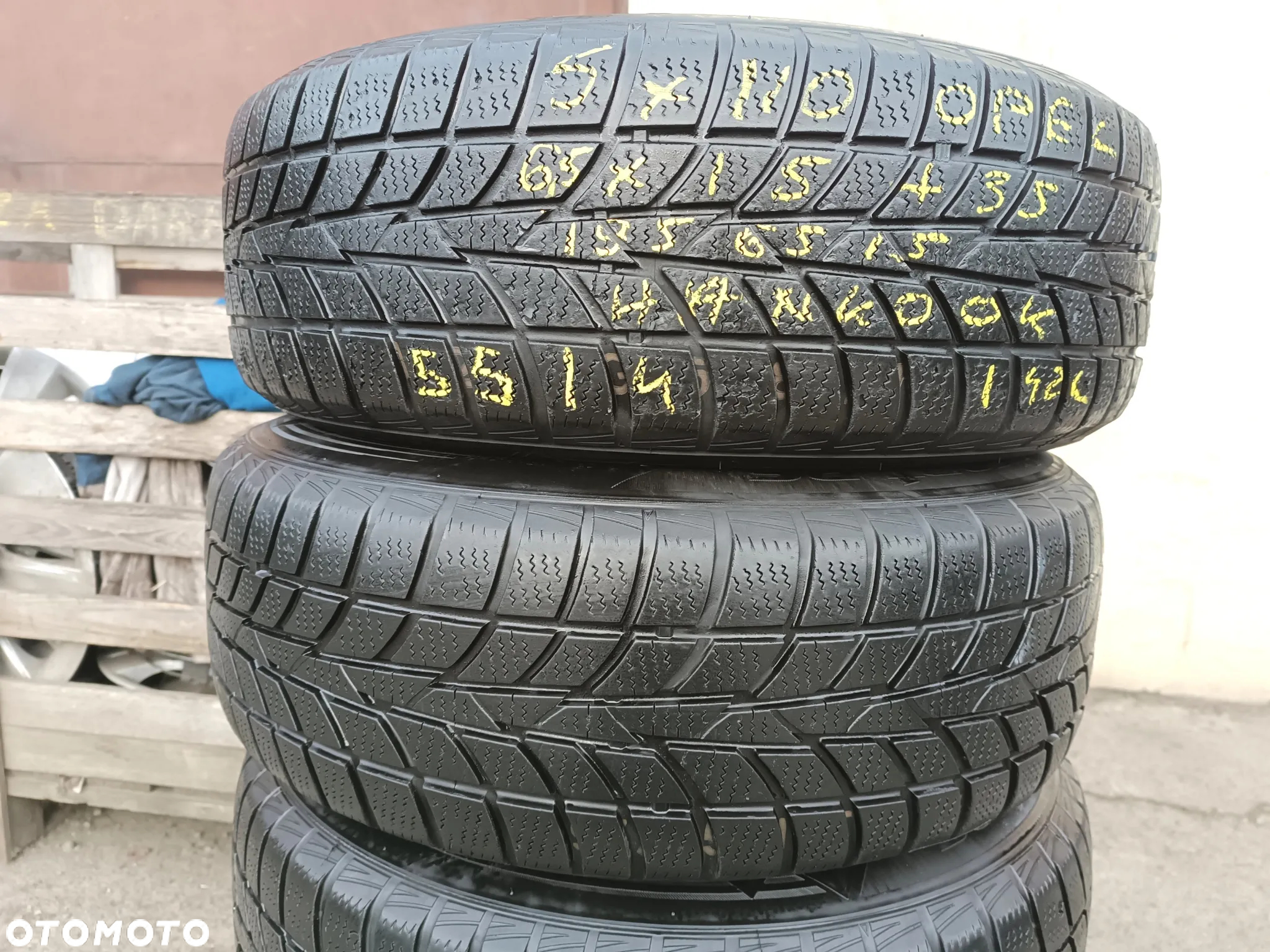 5x110 Felgi Stalowe Stal 15 Koła Zimowe Zima OPEL MERIVA B SIGNUM VECTRA C ZAFIRA B ASTRA H G SAAB 93 95 Legnica ALU-RAD 195/65 5,5mm - 7