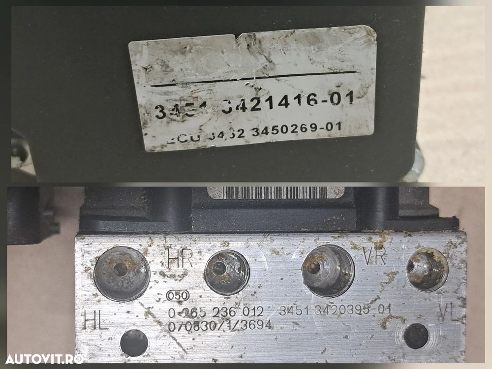 Modul unitate pompa ABS DXC 4WD originala BMW X3 E83+LCI - 2