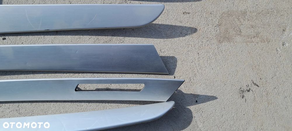 Listwy Dekory Drzwi Aluminium Quattro Pamięć Audi A6 C6 - 9