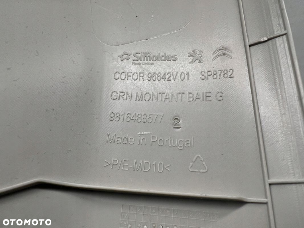 Citroen Berlingo IV osłona poszycie słupka lewy przód lewe przednie - 5