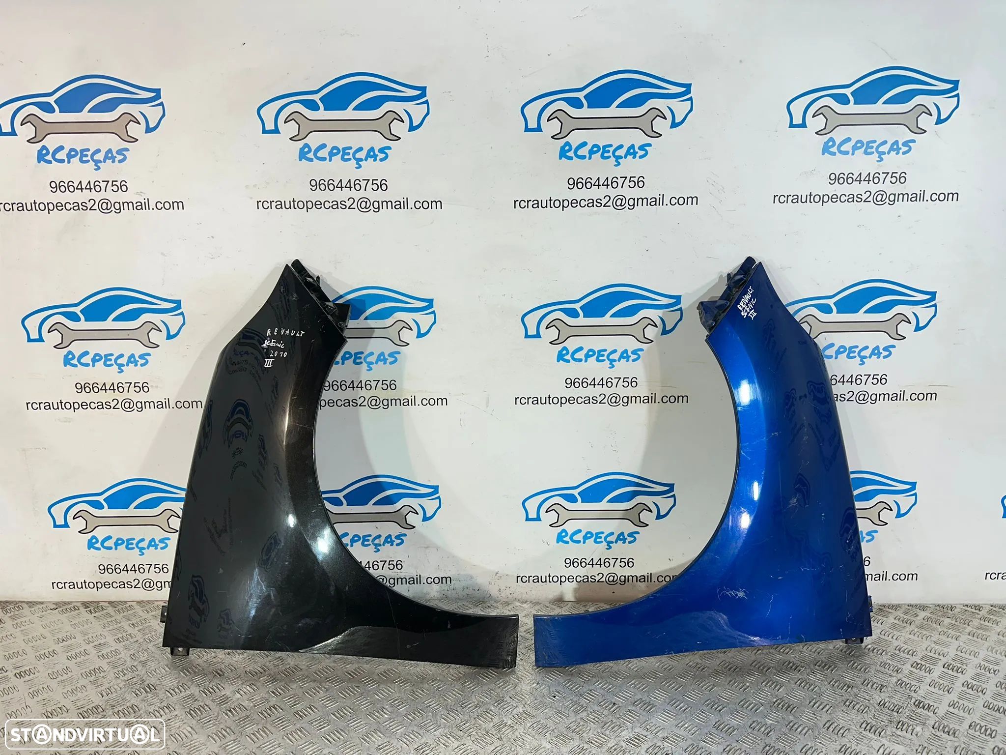 .Guardalamas Frente Frontal Esquerdo Direito Original Renault Scenic 3 631000010R 631010010R 2009 - 2016 - 1