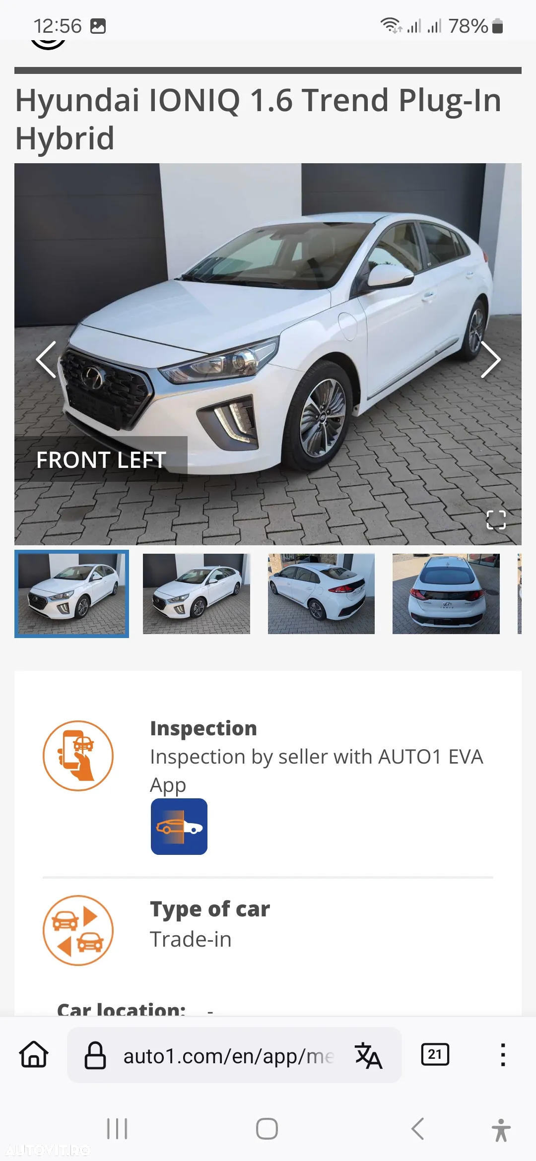 Hyundai IONIQ Plug-in-Hybrid 1.6 GDI Prime - 19