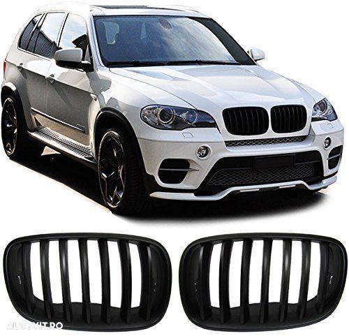 GRILEpentru BMW X5 X6 E70 E71 model PERFORMANCE Culoare Negru Mat / Lucios  CALITATE PREMIUM ⭐️⭐️⭐️⭐️⭐️ - 4