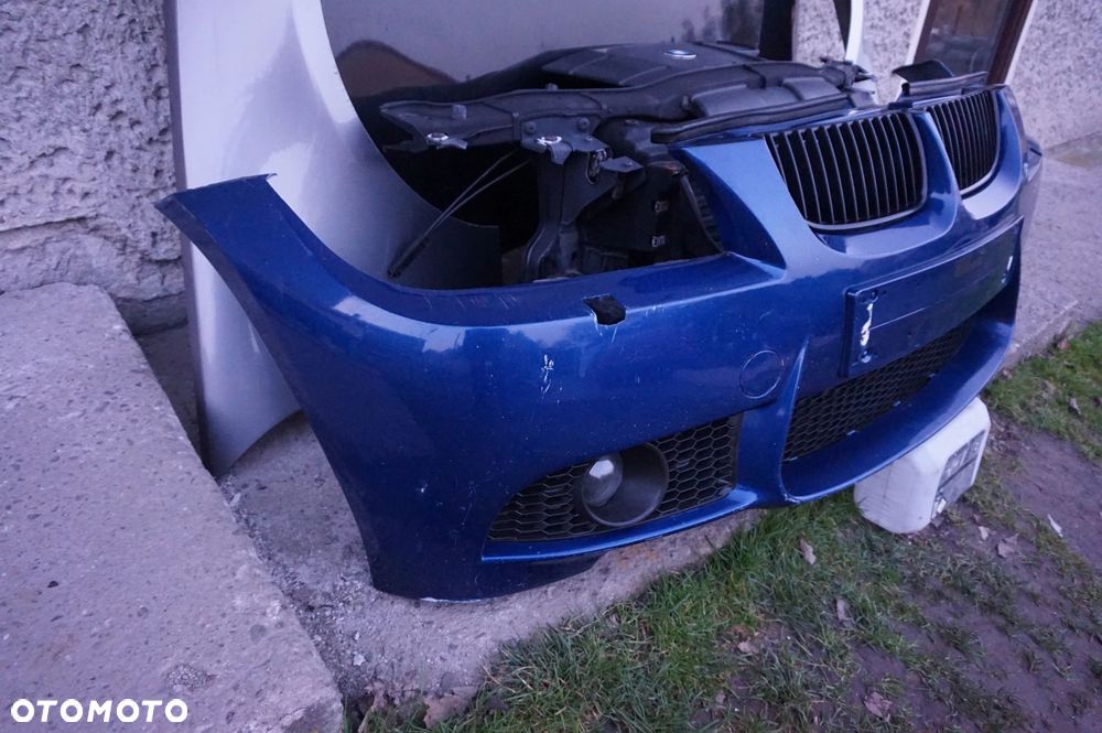 ZDERZAK MASKA LAMPA KOMPLETNY PRZÓD BMW 3 E90 E91 - 2