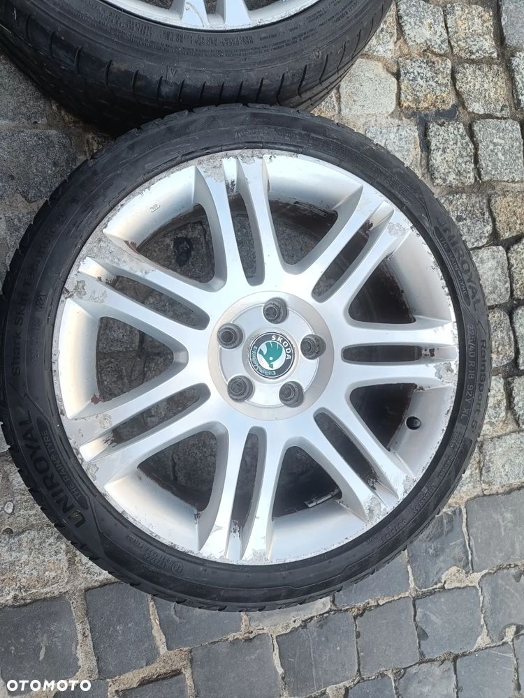 Felgi Aluminiowe 18 Skoda Superb 2 II 5x112 ET46 3T0601025E Koła Seat Audi VW 7,5J18H2 - 23
